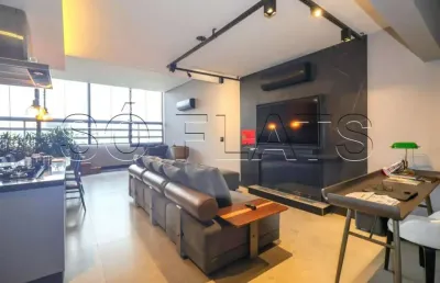 Cobertura de alto padrão disponível para locação com 128m² e 2 dormitórios e 1 vaga em alphaville.