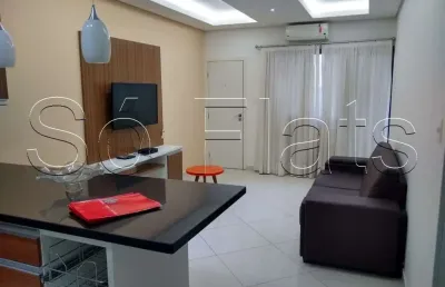 Apto no le bougainville com 55m², 1 dormitório e 1 vaga disponível para locação em alphaville.