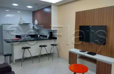 Apto no le bougainville com 55m², 1 dormitório e 1 vaga disponível para locação em alphaville.