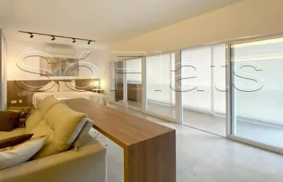 Apto no trix tamboré para locação e inquilinato com 50m² e 1 vaga, disponível para locação.