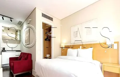 Flat transamérica berrini disponível para venda com 32m², 01 dormitório e 01 vaga de garagem