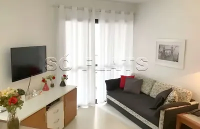 Garden special, flat totalmente mobiliado disponível para locação com 32m², 1 dorm e 1 vaga.