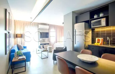 Flat estanplaza nações unidas, disponível para venda com 42m², 01 dormitório e 01 vaga de garagem