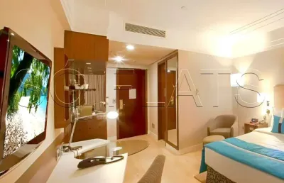 Flat radisson alphaville 30m² 1 dormitório 1 vaga para investimento no pool.