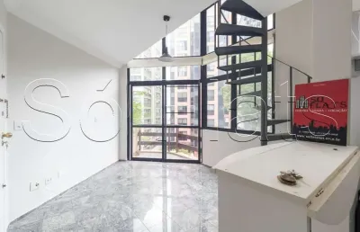 Residencial the time, apto estilo duplex disponível para locação com 40m², 01 dormitório e 01 vaga.