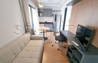 Charlie faria lima, flat disponível para locação com 31m², 1 dormitório e 01 vaga.