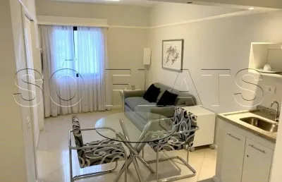 Apto no ninety contendo 33m² 1 dormitório 1 vaga nos jardins, disponível para locação.