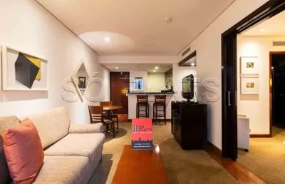Flat george v itaim disponivel para venda, com 60m², 1 dormitório e 1 vaga de garagem