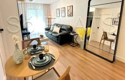 Flat estanplaza nações unidas, disponível com 45m², 01 dormitório e 01 vaga de garagem