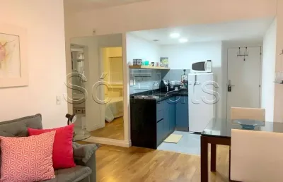 Apto no la residence paulista com 40m² e 1 dorm, disponível para locação próximo da av. paulista.
