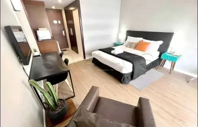 Flat grand plaza paulista disponível para venda, com 30m², 01 dorm e 01 vaga