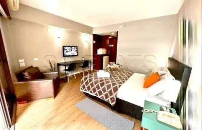 Flat grand plaza paulista disponível para venda, com 30m², 01 dorm e 01 vaga