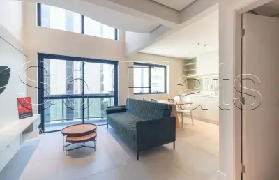 Flat international duplex disponível para venda com 69m², 02 dorm e 02 vagas de garagem
