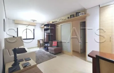 Flat com 02 dormitórios em moema, próximo ao shopping e avenida ibirapuera, ótima localização