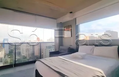Apto no on lorena disponível para locação com 23m² e 1 dorm. localizado ao lado da av 9 de julho.