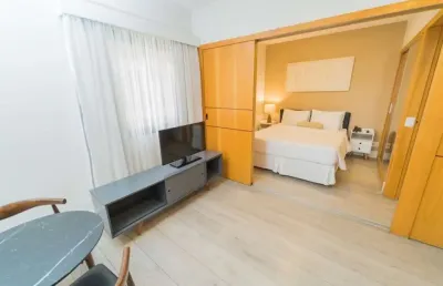 Flat hampton park disponível para venda com 31m² e 01 vaga de garagem