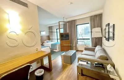 Flat com 1 quarto à venda na Avenida Engenheiro Luiz Carlos Berrini, 853, Brooklin Paulista, São Paulo