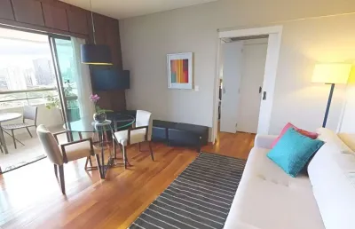 Flat no brooklin no pool para investimento e moradia