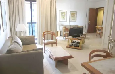 Golden tower, flat disponível para locação com localização privilegiada no itaim bibi.