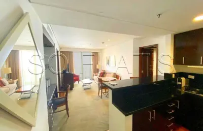 Flat george v itaim, disponível para venda com 80m², 2 dormitórios e 2 vagas