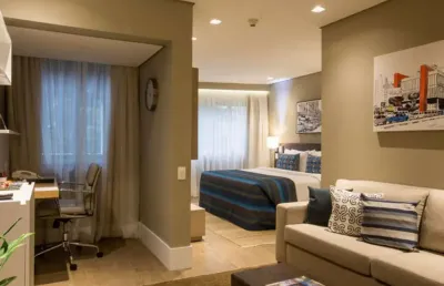 Flat transamérica berrini no pool para venda com 34m², 01 dorm e 01 vaga de garagem