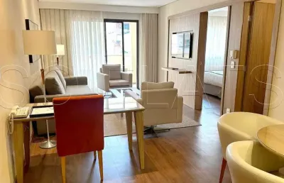 Flat george v casa branca disponível para venda com 60m², 01 dorm e 01 vaga de garagem