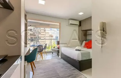 Vn quatá, apartamento no modelo studio disponível para venda com 28m², 1 dormitório e 1 vaga