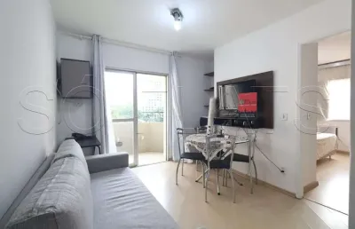 Flat disponível para locação próx da av. paulista, brig luis antonio e principais vias de acesso.
