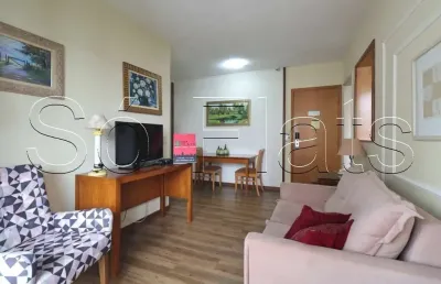 Flat mercure sp berrini disponível para venda com 54m², 02 dormitórios e 02 vagas de garagem