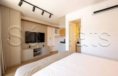 Residencial dsg itaim, apto disponível para locação com 29m² e 1 dorm ao lado da av. santo amaro.