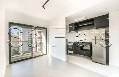 Residencial jazz pinheiros, para locação com 40m², 1 dormitório e 1 vaga de garagem.
