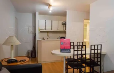 Flat no itaim bibi, próximo a av. faria lima e 9 de julho totalmente mobiliado.