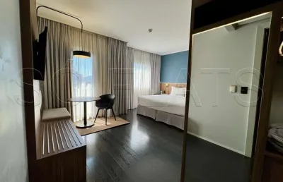 Flat innside são paulo itaim disponível para venda com 27m² e 01 vaga de garagem
