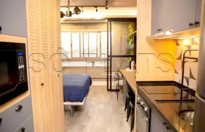 Apto estilo studio disponível para locação no bairro do tatuapé contendo 25m² e 1 dormitório.