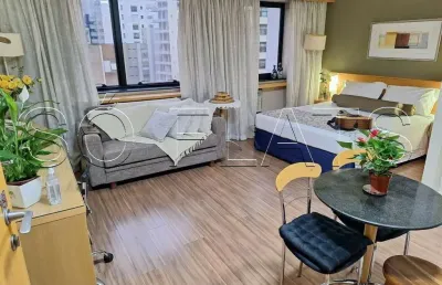 Flat transamerica jardins, disponível para venda com 43m², 02 dorms e 01 vaga