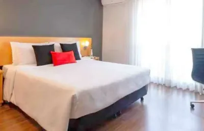 Flat mobiliado e com serviços prox a av. 9 de julho e shopping pamplona
