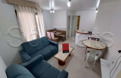 Flat para locação no personal contendo 42m², 1 dormitório e 1 vaga de garagem.