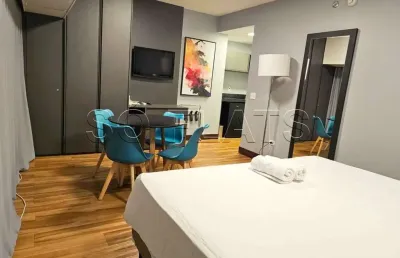 Flat wyndham são paulo berrini disponível para venda com 29m², 01 dormitório e 01 vaga de garagem