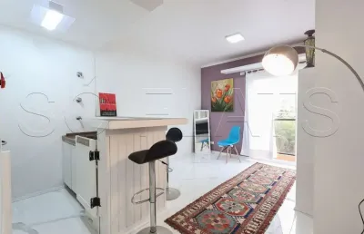 Flat paulistânia disponível para venda com 45m², 01 dorm e 01 vaga