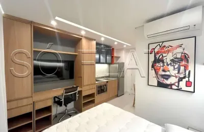 Residencial think home republica, studio disponível para locação contendo 23m² e 1 dormitório.