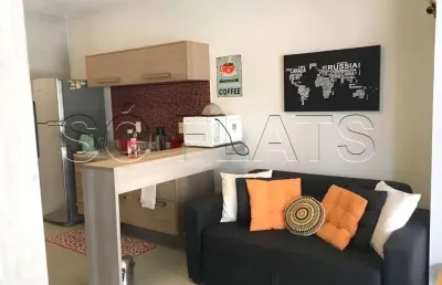 Setin downtown brigadeiro, flat disponível para locação com 48m², 01 dormitório e 01 vaga.