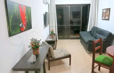 Flat no central park disponível para locação contendo 61m², 2 dormitórios e 1 vaga de garagem.