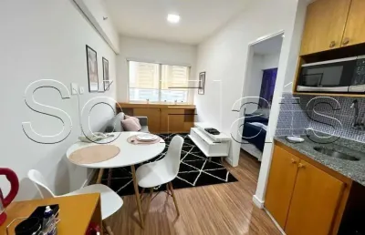 Flat para locação na bela vista, prox ao hosp beneficência portuguesa, 23 de maio e av. paulista.