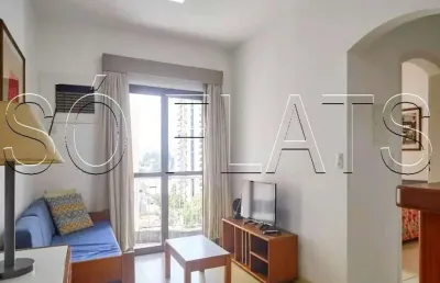 Flat disponível para locação no the first full, 45m², 1 dormitório e 1 vaga de garagem.