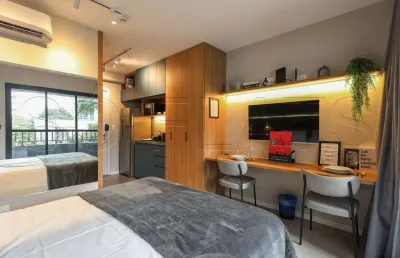 Studio b.side faria lima, disponível para venda com 24m² e 01 dormitório