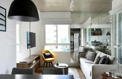 Residencial geo berrini, apto disponível para venda com 62m², 01 dormitório e 01 vaga de garagem