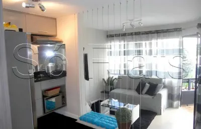 Park plaza brooklin, flat disponível para locação contendo 48m², 01 dormitório e 01 vaga de garagem.