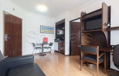 Flat para locação imediata em moema, prox a avenida e do shopping ibirapuera e do metrô eucaliptos