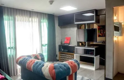 Flat gran estanconfor veranda berrini 40m² 1 dormitório 1 vaga unidade linda e diferenciado.