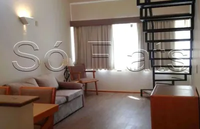 Villaggio, flat disponível para locação contendo 45m², 1 dormitório e 1 vaga de garagem.